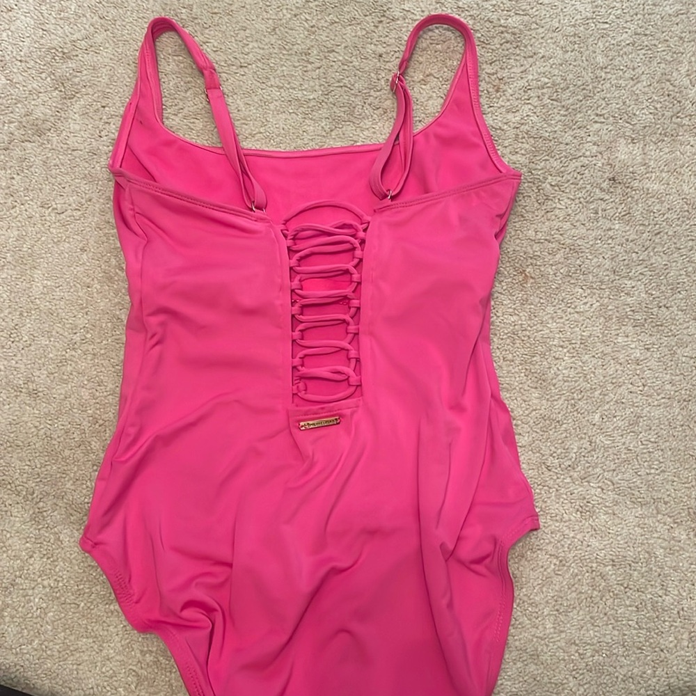Michael Kors lace up swim suit